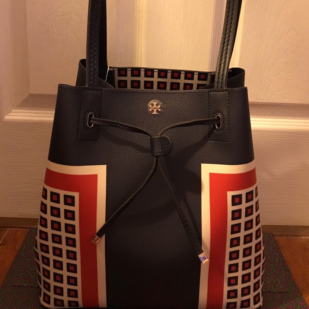 Tory Burch Milano Square Bucket Bag
